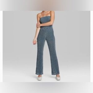 Wild Fable Sequin Strapless Jumpsuit